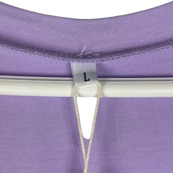 Lavender V Neck Tank Top Size Large - Picture 4 of 7